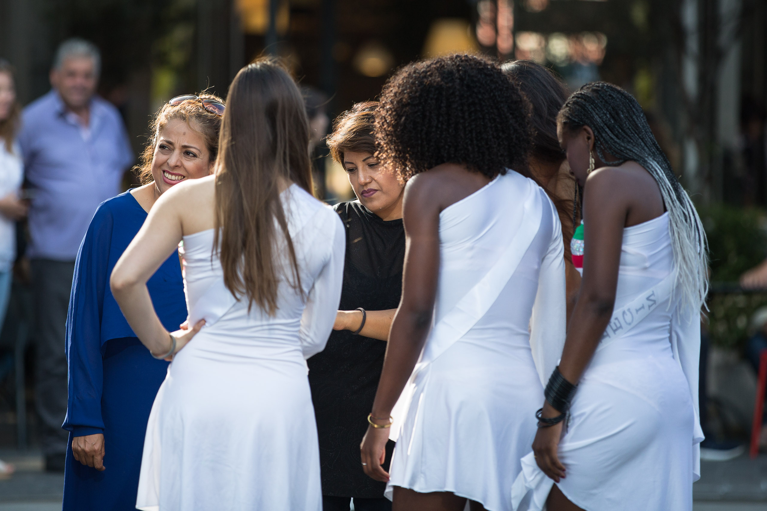 Beauty contest photoshoot
