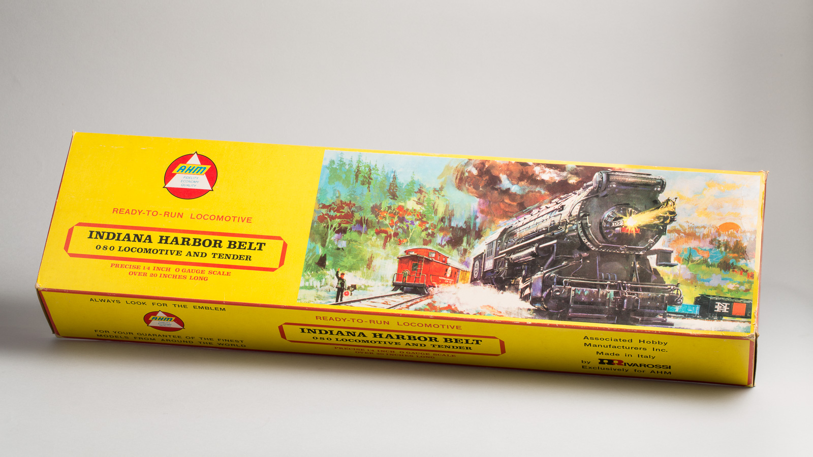 "0-8-0 IHB" box for export market in the US, branded AHM