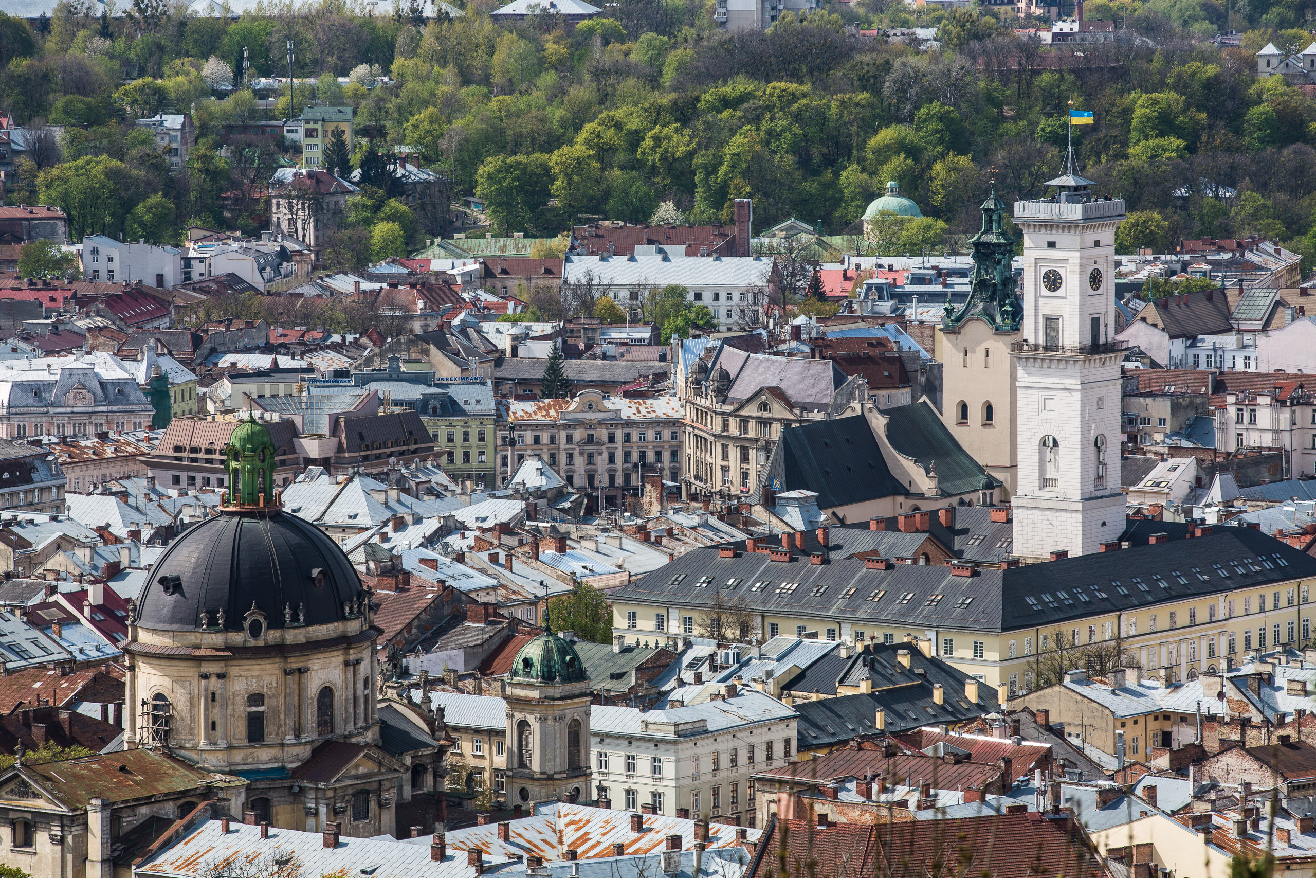 View from Union of Lublin Mound, High Castle